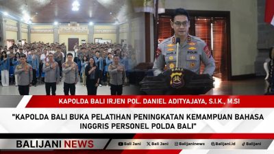 Pelatihan Bahasa Inggris Personel Polda Bali
