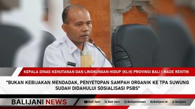 penyetopan sampah organik ke TPA Suwung