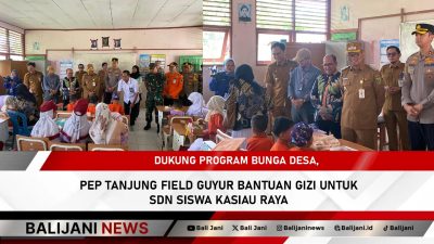 PEP Tanjung Field bantu gizi anak sekolah