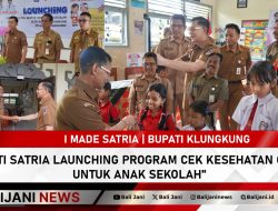 Bupati Satria Launching Program Cek Kesehatan Gratis untuk Anak Sekolah