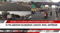 Situasi lalu lintas Pelabuhan Gilimanuk