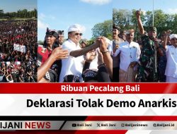 Ribuan Pecalang Bali Deklarasi Tolak Demo Anarkis