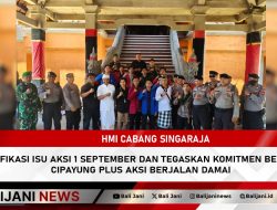 HMI Cabang Singaraja Klarifikasi Isu Aksi 1 September dan Tegaskan Komitmen Bersama Cipayung Plus Aksi Berjalan Damai