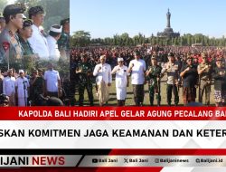 Kapolda Bali Hadiri Apel Gelar Agung Pecalang Bali, Tegaskan Komitmen Jaga Keamanan dan Ketertiban