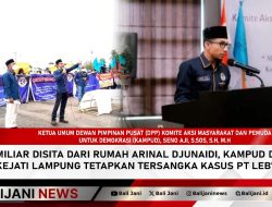 38,5 Miliar Disita dari Rumah Arinal Djunaidi, KAMPUD Desak Kejati Lampung Tetapkan Tersangka Kasus PT LEB