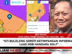 GTI Buleleng Soroti Ketimpangan Informasi Luas HGB Handara Golf