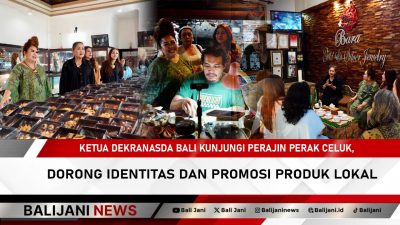 Ketua Dekranasda Bali Kunjungi Perajin Perak Celuk, Dorong Identitas dan Promosi Produk Lokal