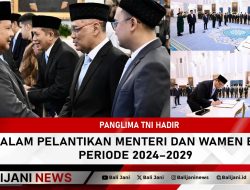Panglima TNI Hadir dalam Pelantikan Menteri dan Wamen Baru Periode 2024–2029