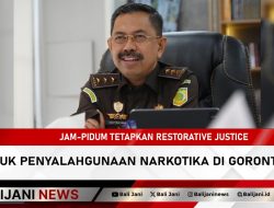 JAM-Pidum Tetapkan Restorative Justice untuk Penyalahgunaan Narkotika di Gorontalo