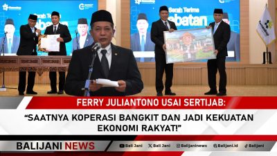 Ferry Juliantono Usai Sertijab: “Saatnya Koperasi Bangkit dan Jadi Kekuatan Ekonomi Rakyat!