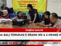 Korban Banjir Polda Bali Temukan 5 Orang MD & 6 Orang Hilang