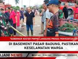 Gubernur Koster Pimpin Langsung Proses Penyedotan Air di Basement Pasar Badung, Pastikan Keselamatan Warga