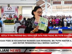 Sosialisasi PSBS di Kecamatan Manggis dan Rendang, Ibu Putri Koster Ajak PKK Jadi Motor Penggerak Bali Bersih Sampah
