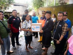BRI Peduli Salurkan Bantuan Bagi Masyarakat Terdampak Banjir di Desa Antiga, Manggis Karangasem