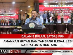 Dalam 8 Bulan, Satgas PKH Amankan Hutan dan Tambang Ilegal Lebih dari 7,5 Juta Hektare