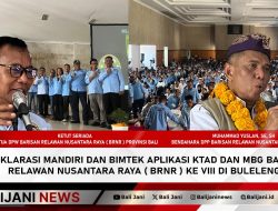 Deklarasi Mandiri Dan Bimtek Aplikasi KTAD DAN MBG Barisan Relawan Nusantara Raya ( BRNR ) Ke VIII Di Buleleng