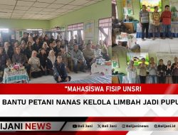 Mahasiswa FISIP UNSRI Bantu Petani Nanas Kelola Limbah Jadi Pupuk