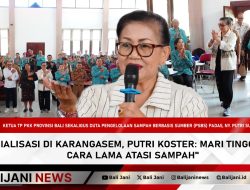 Sosialisasi di Karangasem, Putri Koster: Mari Tinggalkan Cara Lama Atasi Sampah