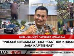 Polsek Singaraja Terapkan Trik Khusus Jaga Kamtibmas