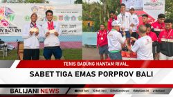 Tenis Badung Hantam Rival, Sabet Tiga Emas Porprov Bali