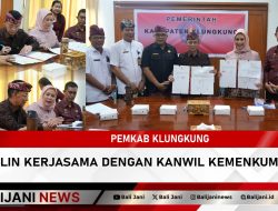 Pemkab Klungkung Jalin Kerjasama Dengan Kanwil Kemenkum Bali