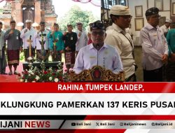 Rahina Tumpek Landep, Klungkung Pamerkan 137 Keris Pusaka
