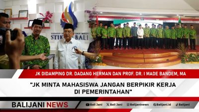 JK Minta Mahasiswa Jangan Berpikir Kerja di Pemerintahan