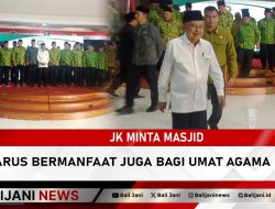 JK Minta Masjid Harus Bermanfaat Juga Bagi Umat Agama Lain