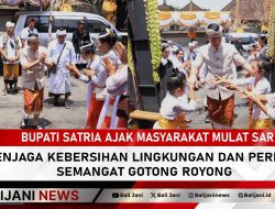 Bupati Satria Ajak Masyarakat Mulat Sarira Menjaga Kebersihan Lingkungan dan Perkuat Semangat Gotong Royong