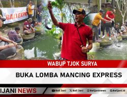 Wabup Tjok Surya Buka Lomba Mancing Express