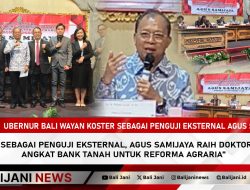 Koster Sebagai Penguji Eksternal, Agus Samijaya Raih Doktor Hukum Angkat Bank Tanah untuk Reforma Agraria