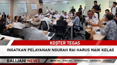 Koster Tegas Ingatkan Pelayanan Ngurah Rai Harus Naik Kelas