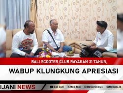 Bali Scooter Club Rayakan 31 Tahun, Wabup Klungkung Apresiasi