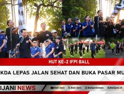 HUT ke-2 IFPI Bali, Sekda Lepas Jalan Sehat dan Buka Pasar Murah