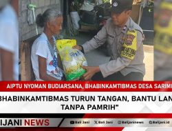 Bhabinkamtibmas Turun Tangan, Bantu Lansia Tanpa Pamrih