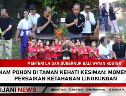 Menteri LH dan Gubernur Bali Wayan Koster Tanam Pohon di Taman Kehati Kesiman: Momentum Perbaikan Ketahanan Lingkungan