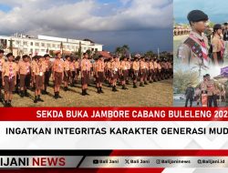 Sekda Buka Jambore Cabang Buleleng 2025, Ingatkan Integritas Karakter Generasi Muda