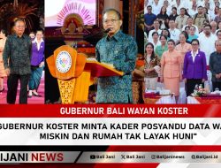 Gubernur Koster Minta Kader Posyandu Data Warga Miskin dan Rumah Tak Layak Huni