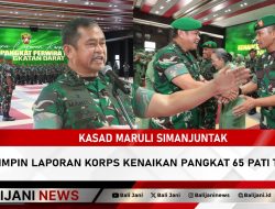 Kasad Maruli Simanjuntak Pimpin Laporan Korps Kenaikan Pangkat 65 Pati TNI AD