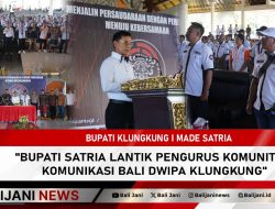 Bupati Satria Lantik Pengurus Komunitas Komunikasi Bali Dwipa Klungkung