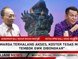 Warga Terhalang Akses, Koster Tegas Minta Tembok GWK Dibongkar