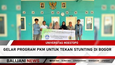 Universitas Moestopo Gelar Program PKM untuk Tekan Stunting di Bogor