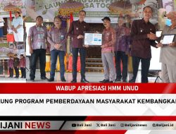 Wabup Apresiasi HMM Unud Dukung Program Pemberdayaan Masyarakat Kembangkan TOGA