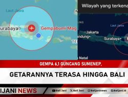 Gempa 6,1 Guncang Sumenep, Getarannya Terasa Hingga Bali