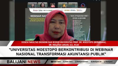 Universitas Moestopo Berkontribusi di Webinar Nasional Transformasi Akuntansi Publik
