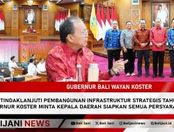 Rakor Tindaklanjuti Pembangunan Infrastruktur Strategis Tahun 2026, Gubernur Koster Minta Kepala Daerah Siapkan Semua Persyaratan