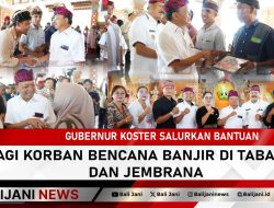 Gubernur Koster Salurkan Bantuan bagi Korban Bencana Banjir di Tabanan dan Jembrana