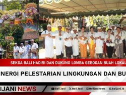 Sekda Bali Hadiri dan Dukung Lomba Gebogan Buah Lokal DKLH: Sinergi Pelestarian Lingkungan dan Budaya