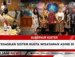 Gubernur Koster Tegaskan Sistem Kuota Wisatawan Asing di Bali