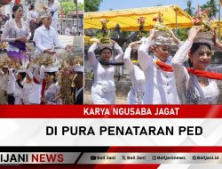 Karya Ngusaba Jagat di Pura Penataran Ped